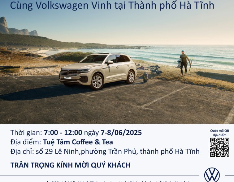 Lái Thử Miễn Phí – Khám Phá Chất Đức Cùng Volkswagen Vinh tại thành phố Hà Tĩnh 