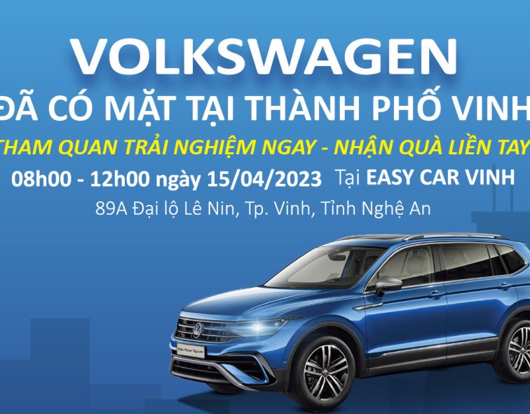 Volkswagen đã có mặt tại thành phố Vinh | Tham quan trải nghiệm và nhận quà